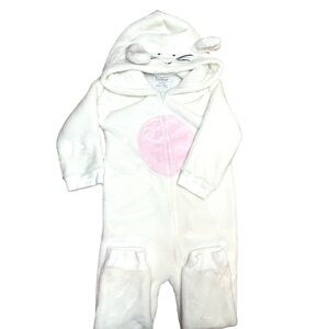COZY Bundles Baby Place Bunny Full Length Zip Up One Piece**